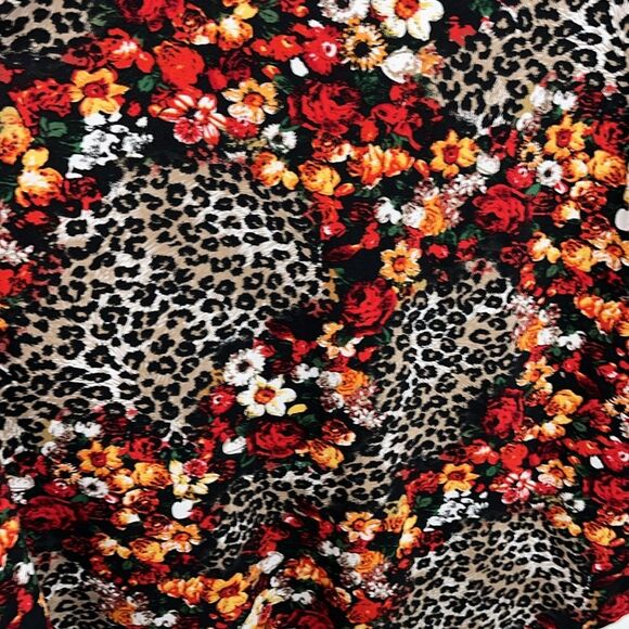 Southern Charm Woman’s waterfall Vest Floral Leopard Animal Print Plus Size - Picture 6 of 7